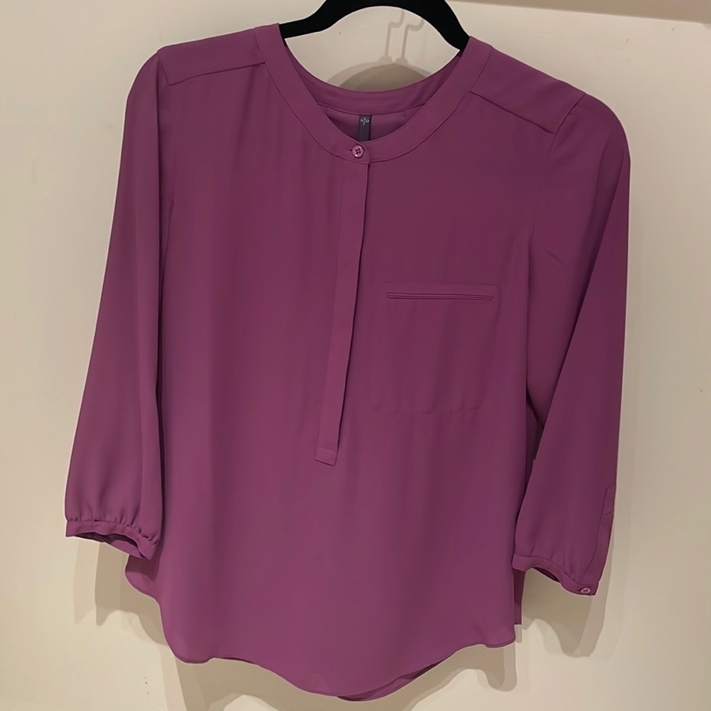 NYDJ purple blouse